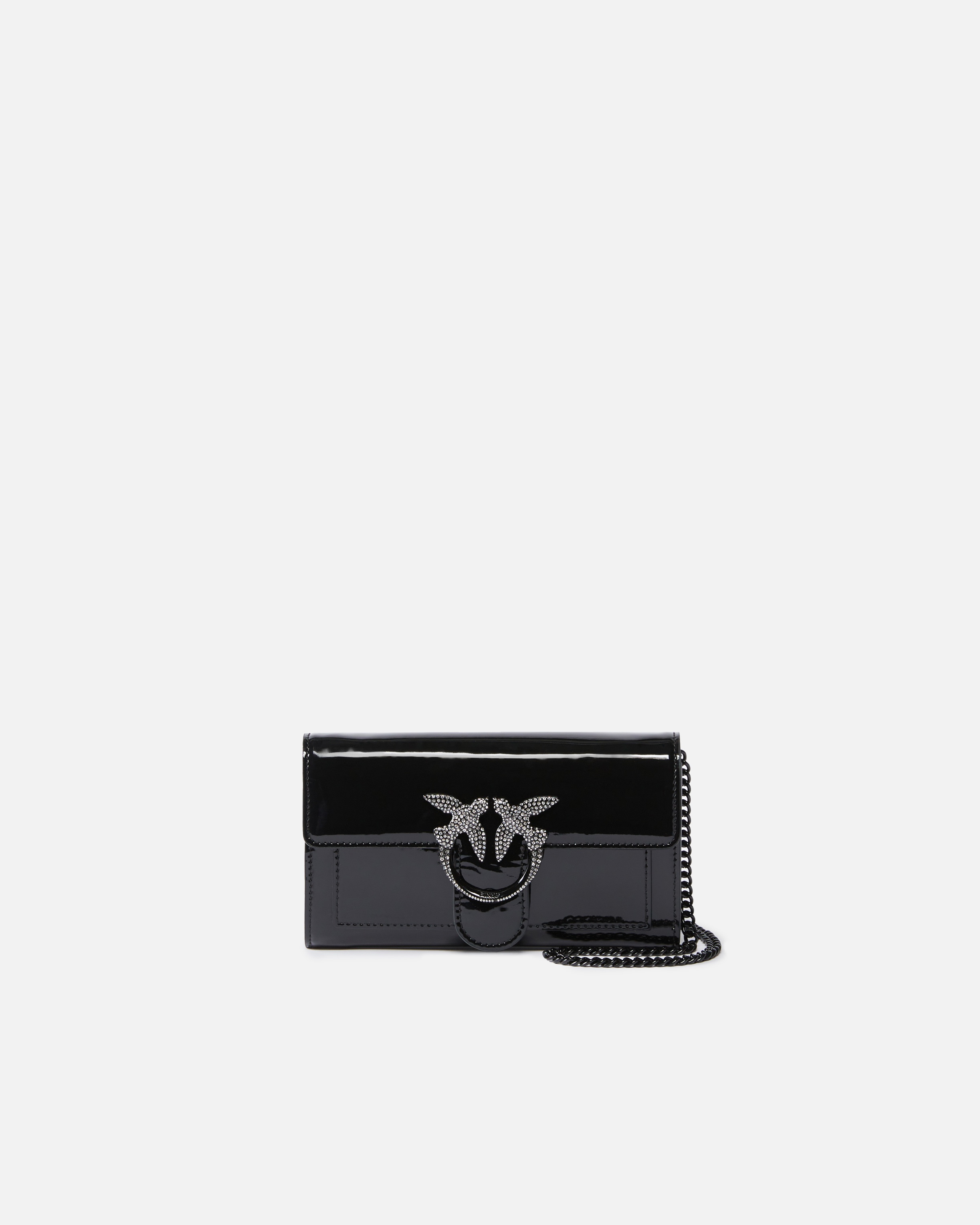 PATENT BIRD BUCKLE WALLET WITH SHOULDER STRAP - 1