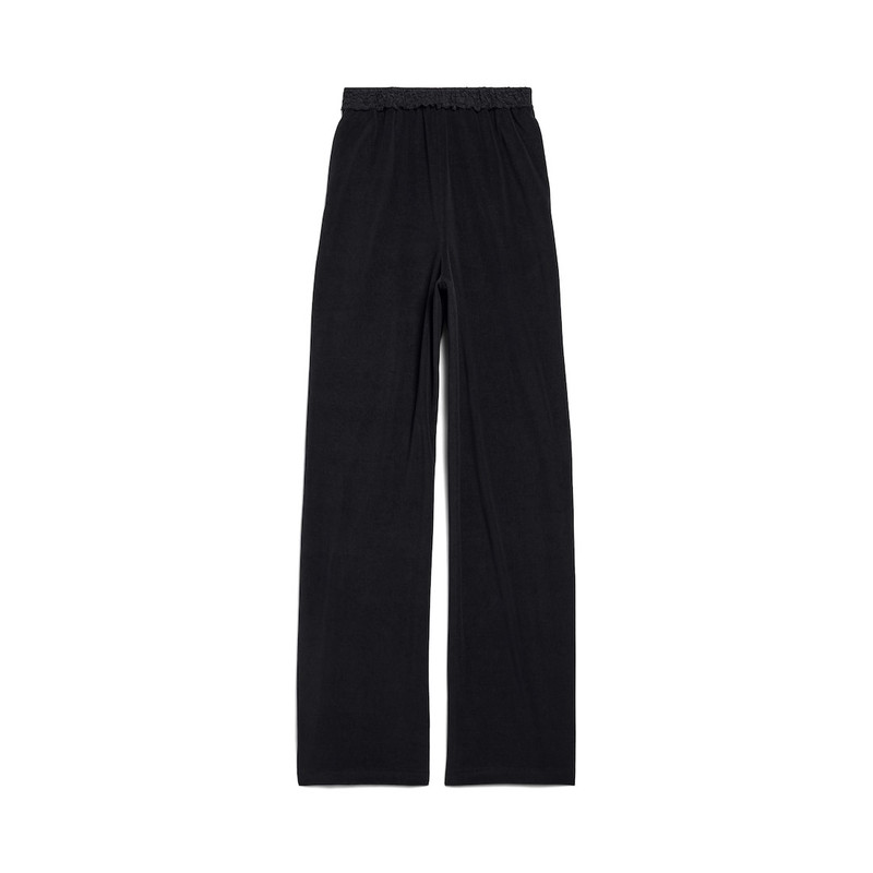 여자의 레이스 Pyjama 바지 에 검정 1