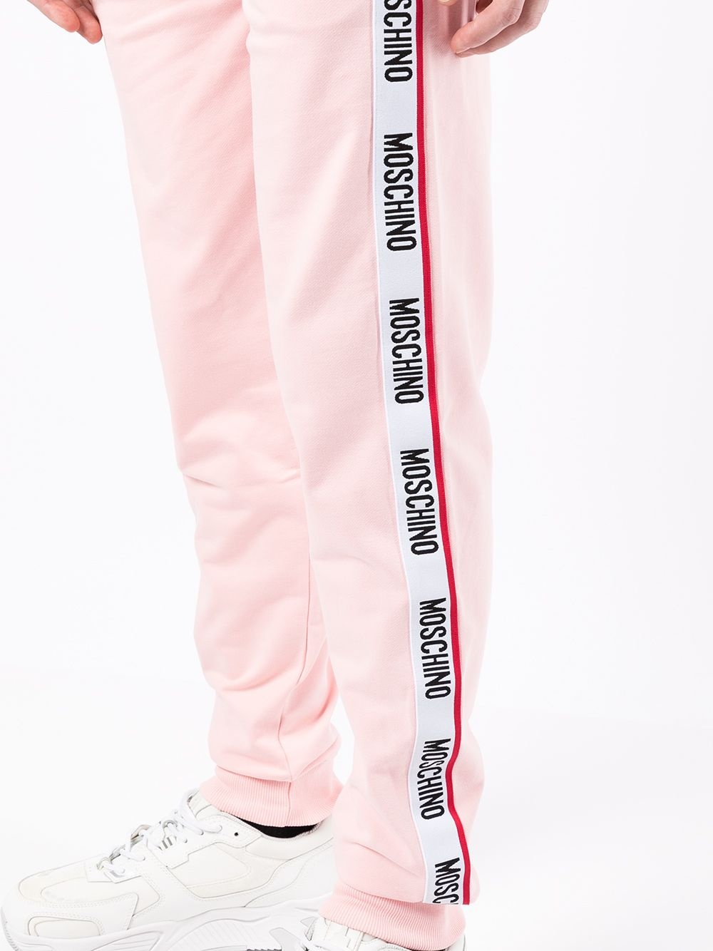 logo-tape sweatpants - 5