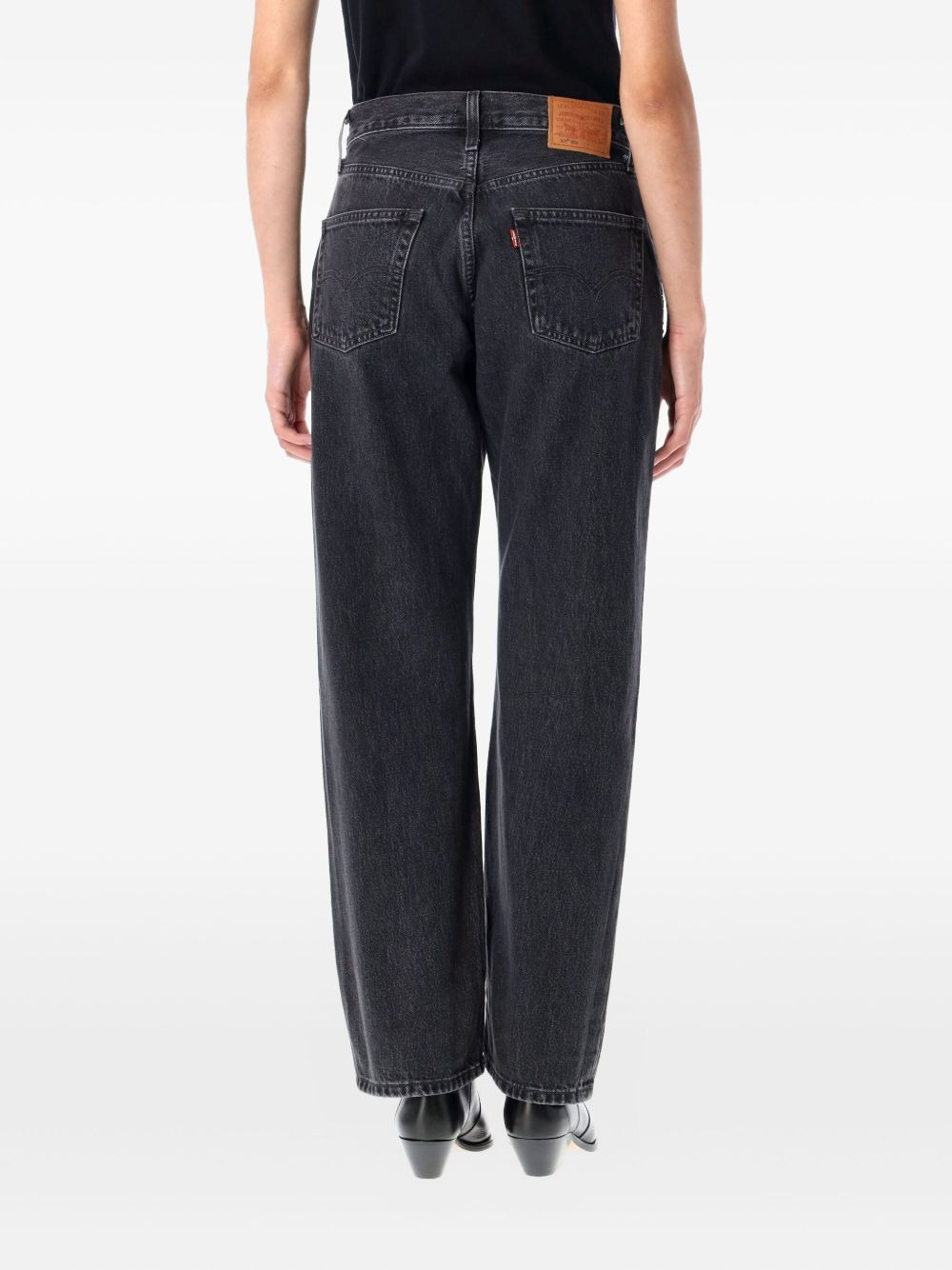 90s crystal-embellished jeans - 2