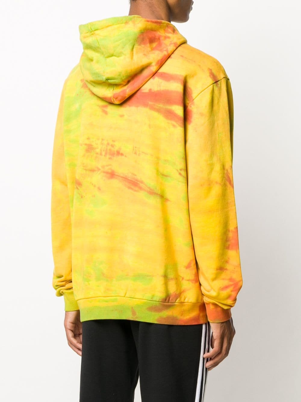 Adiprene tie-dye print hoodie - 4