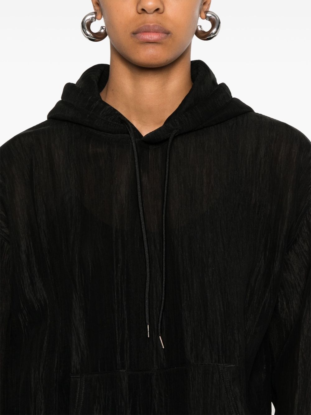 AURALEE semi sheer hoodie REVERSIBLE