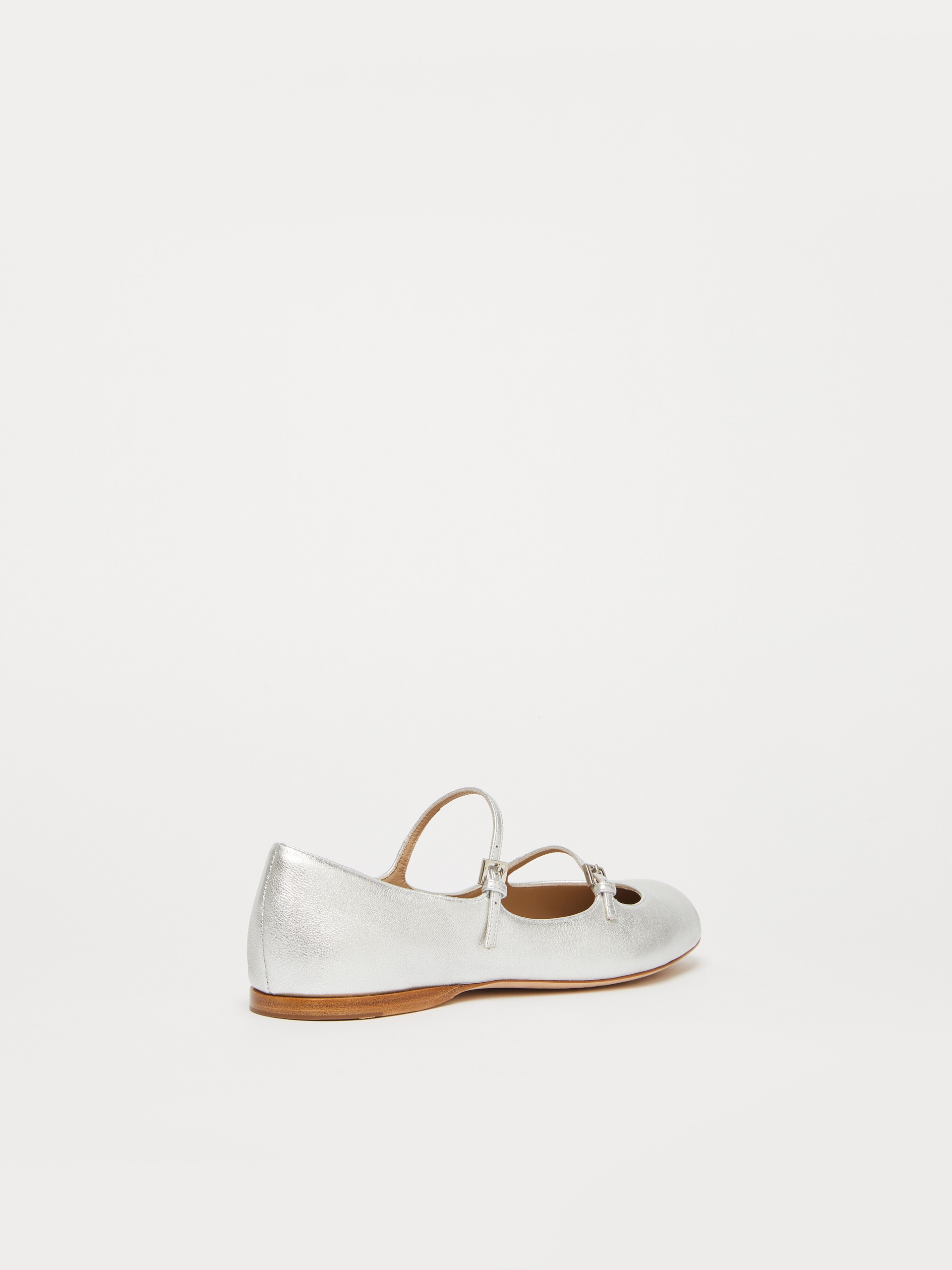SILVERCIRCUS Laminated Nappa leather ballet flats - 3