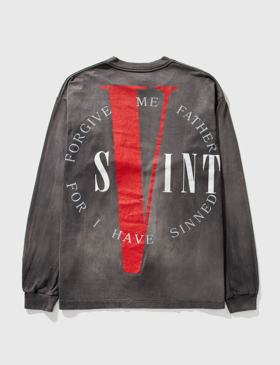 slogan-print long-sleeved T-shirt - 3