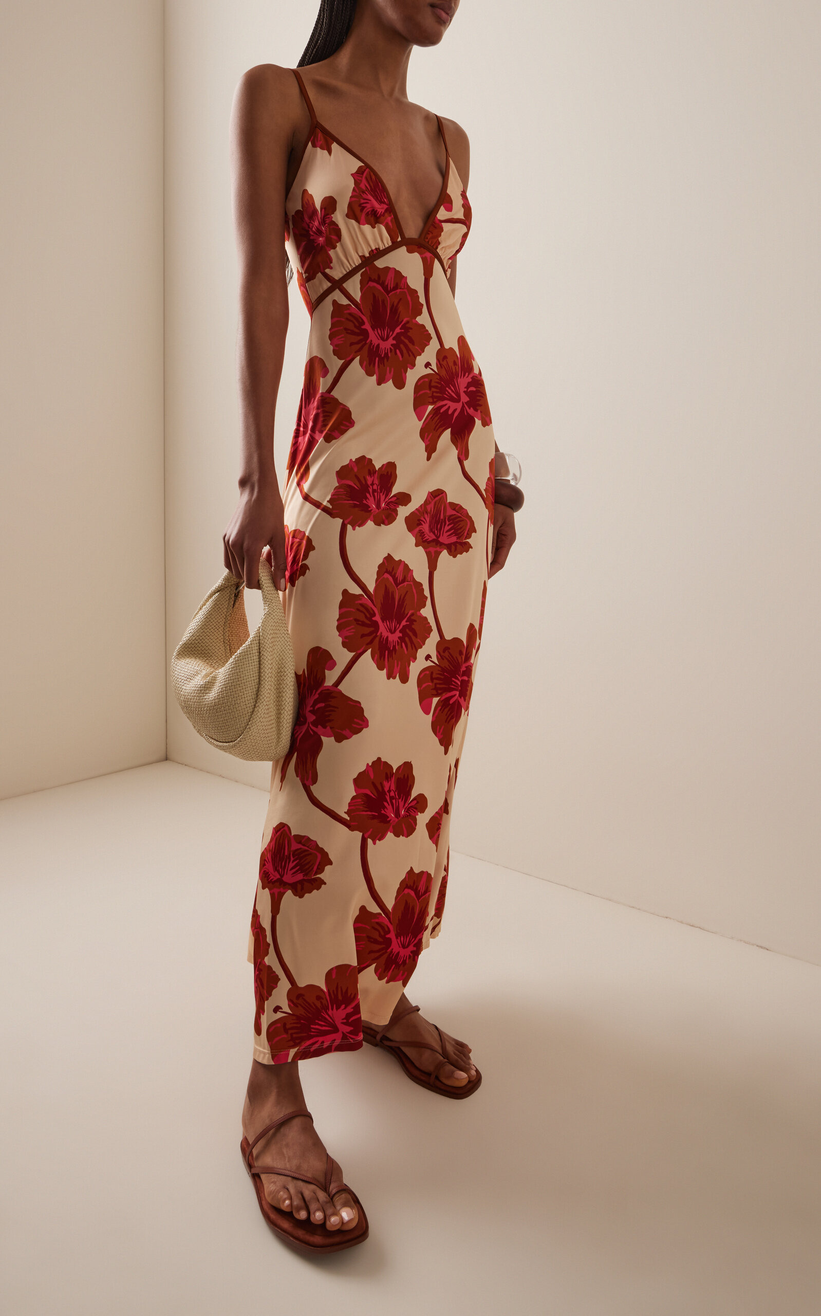 Sendero De Astromelias Maxi Dress multi - 2