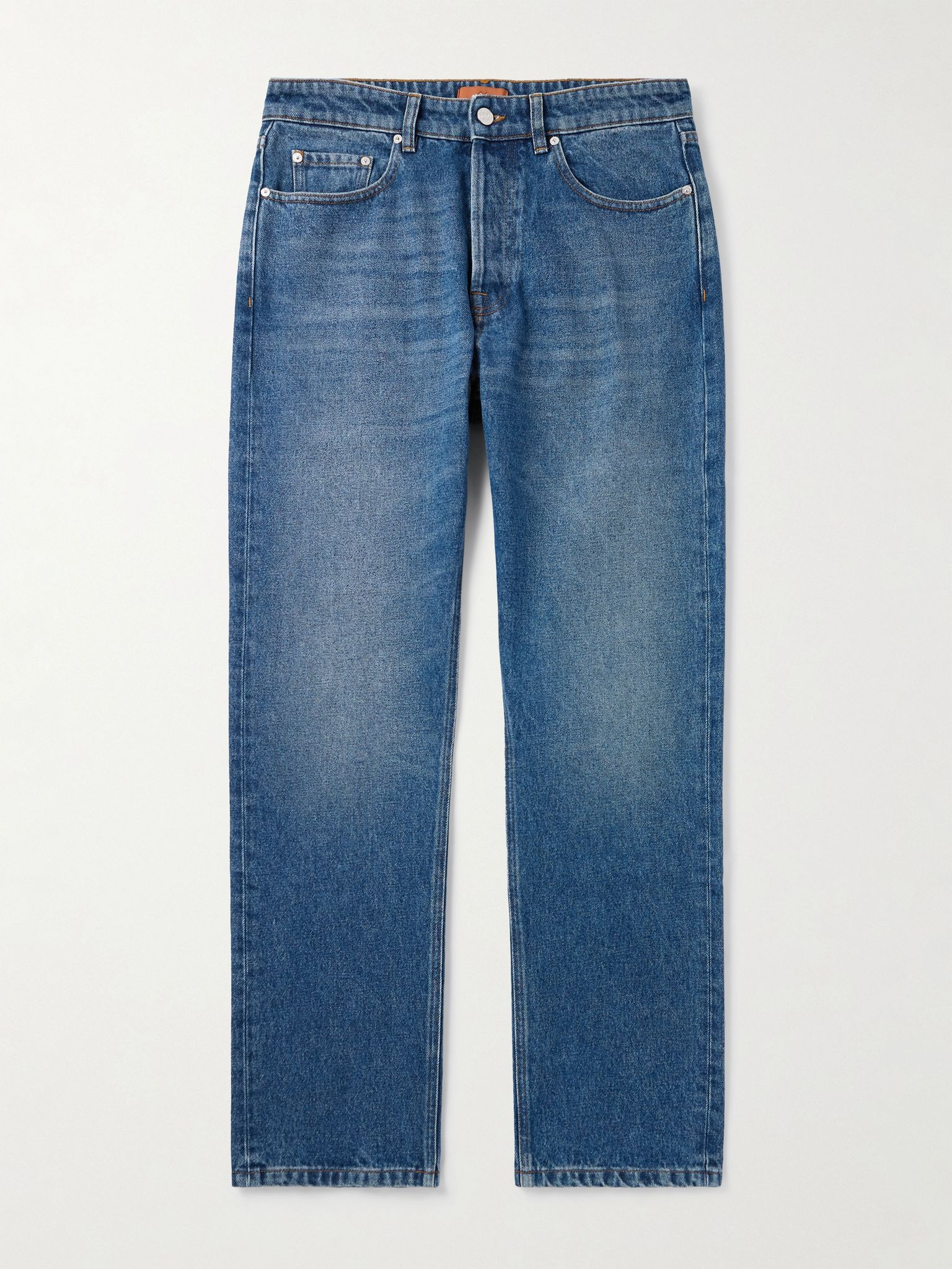 Straight-Leg Jeans Blue - 1