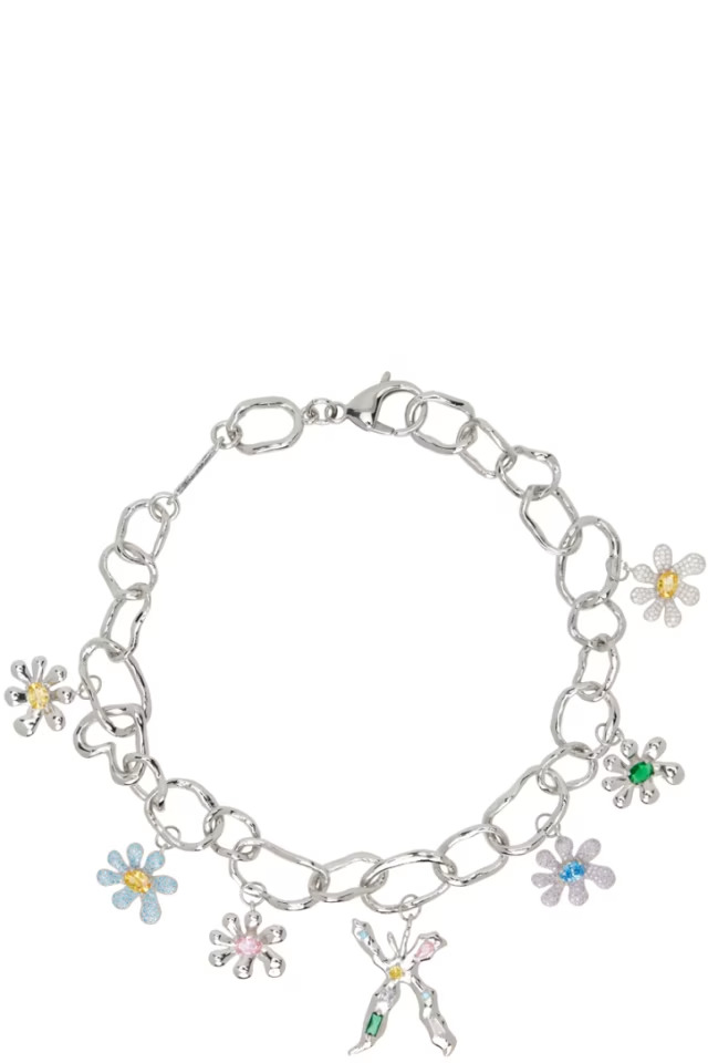 SILVER CHARM NECKLACE - 2