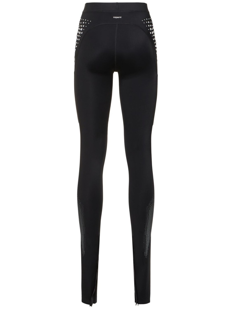 Logo flared leggings - 5