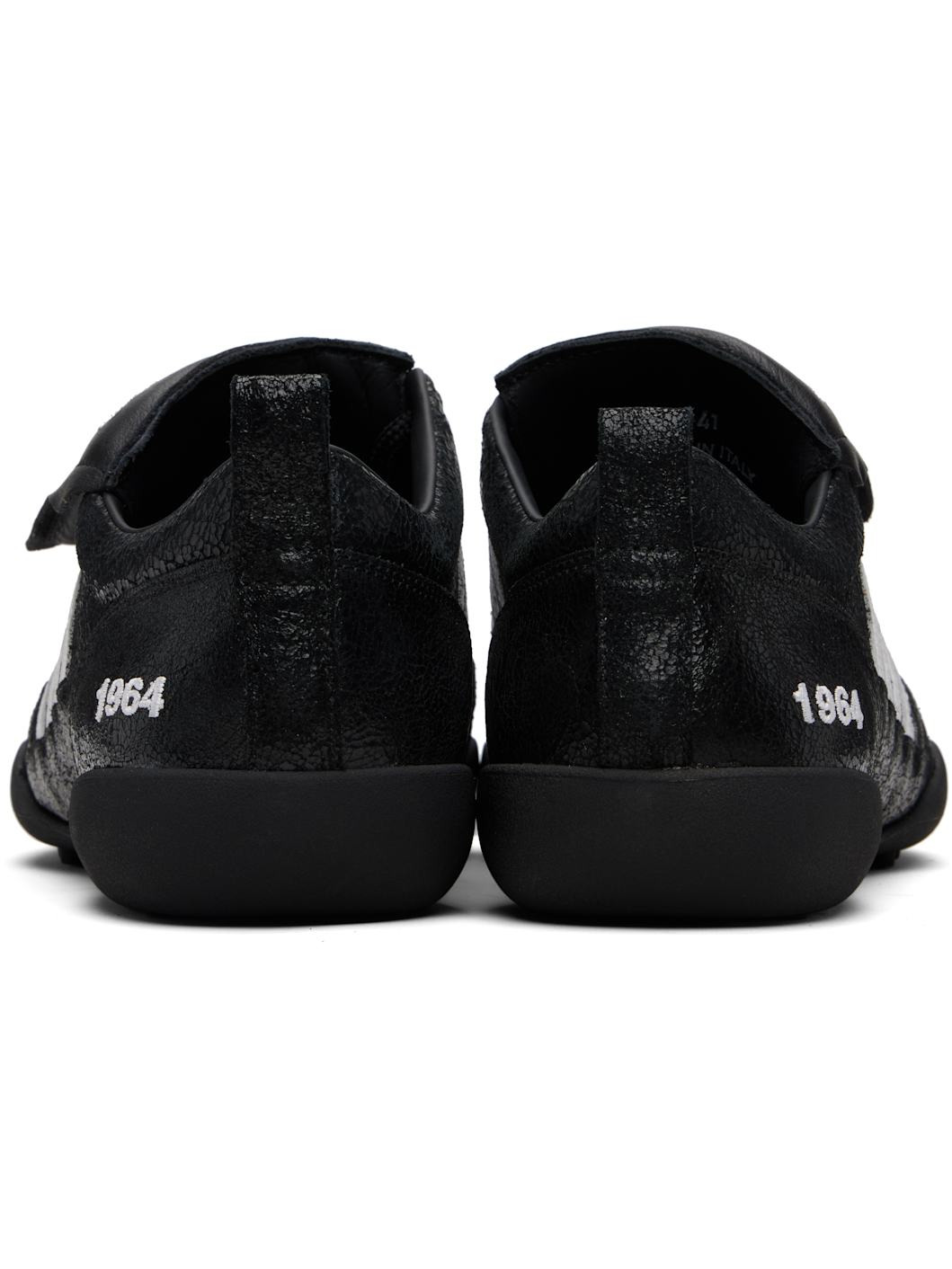 Black & White Soccer Sneakers - 2