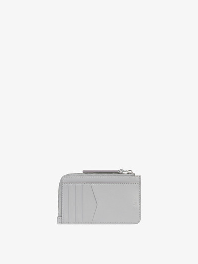 Givenchy VOYOU ZIPPED CARD HOLDER IN LEATHER outlook