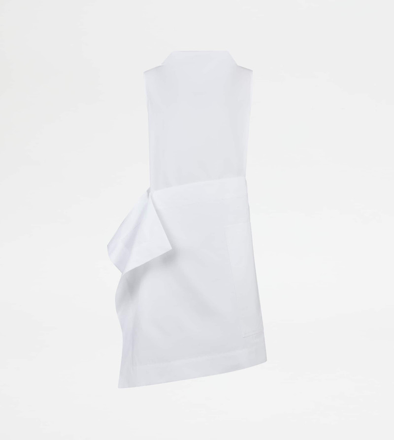 DRESS IN POPLIN - WHITE 1