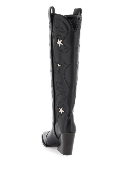 Stella McCartney TEXAN BOOTS WITH STAR EMBROIDERY outlook