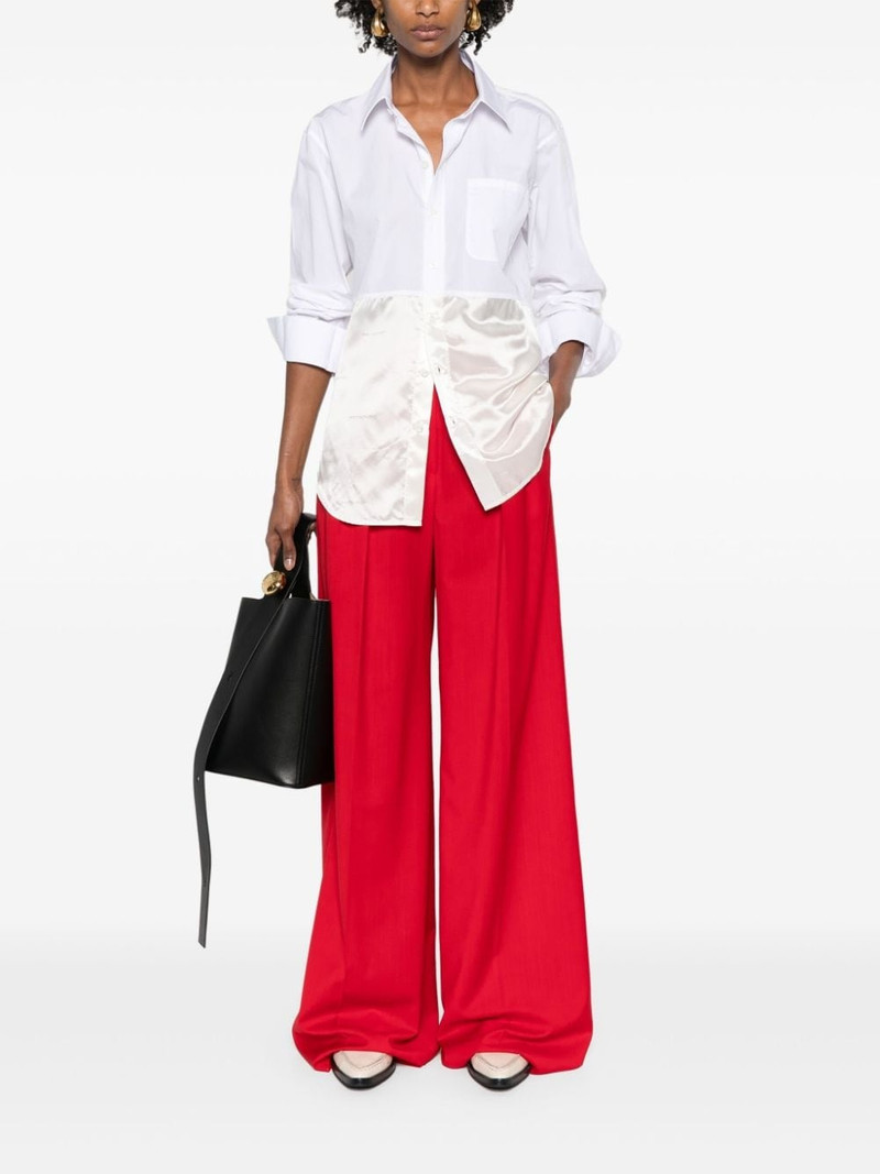 PETER DO logo-print panelled shirt outlook