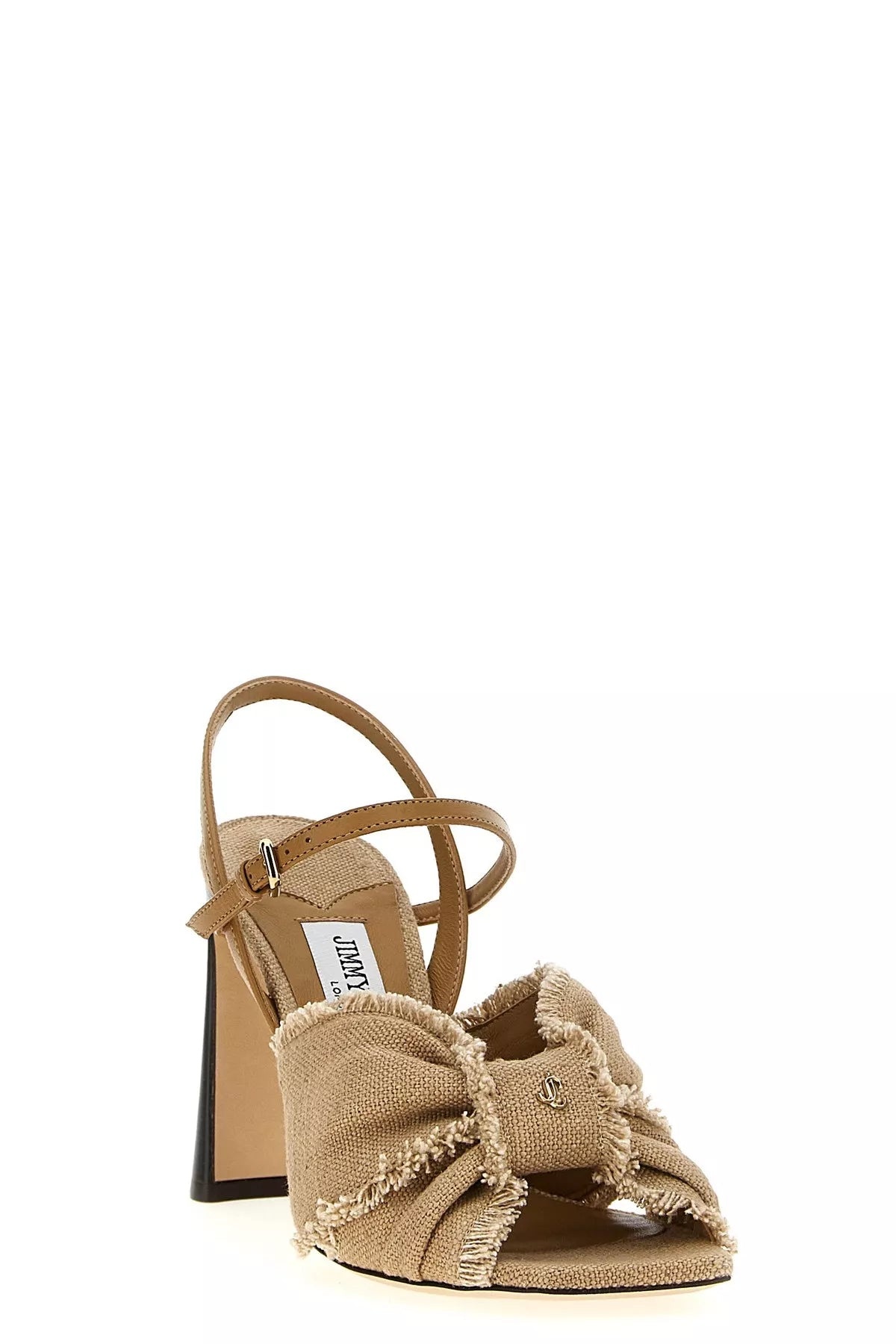 【関税込み】jimmy choo ANNIKA' SANDALS Annika Mule 35 | Gold Raffia & Metallic Nappa Sandals