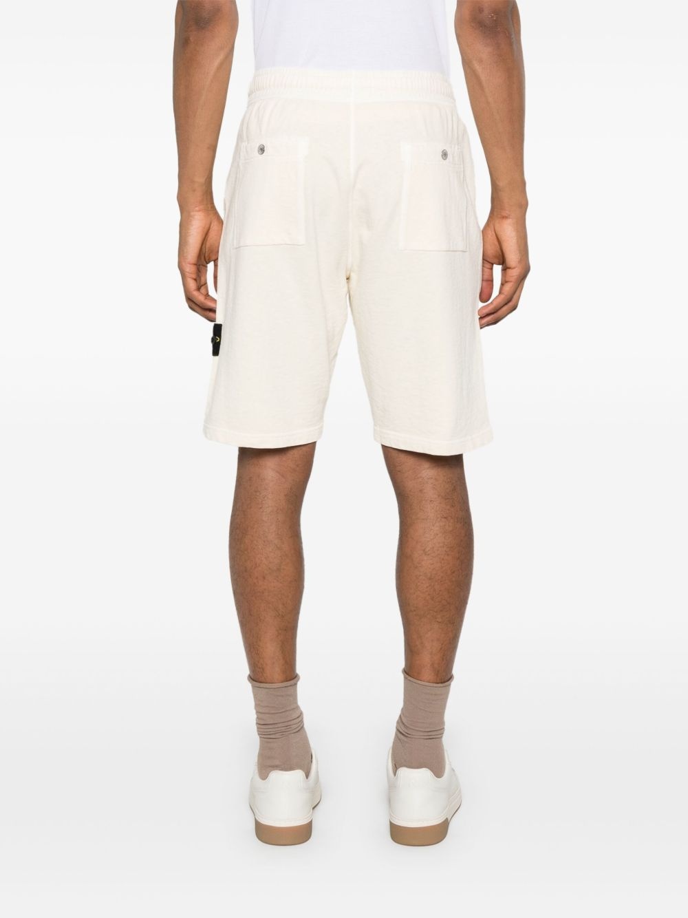 cotton track shorts - 4