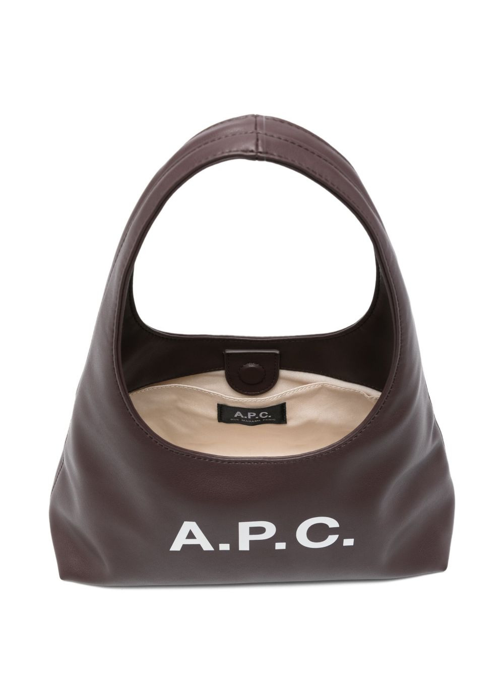 small logo-plaque shoulder bag - 5