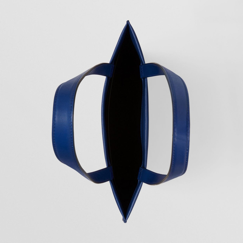 Slogan Print Leather Tote Bag 5