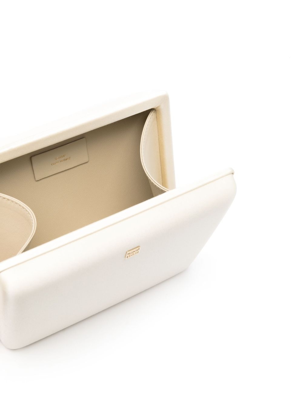 satin box clutch - 4