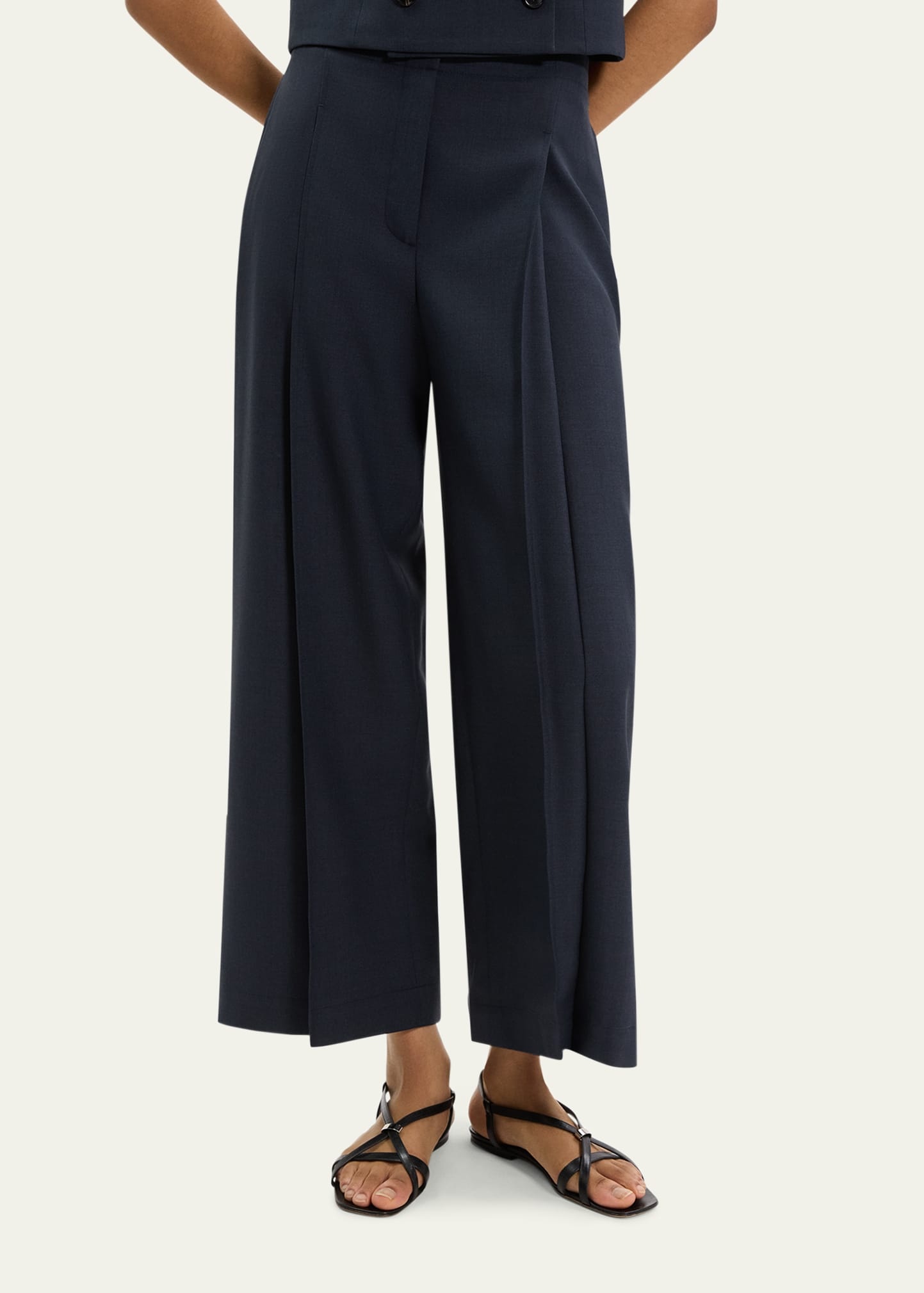 Deep Pleat Pants - 5