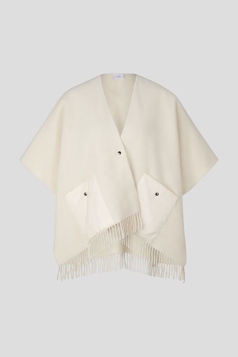 Nancie poncho in Off-white - 1