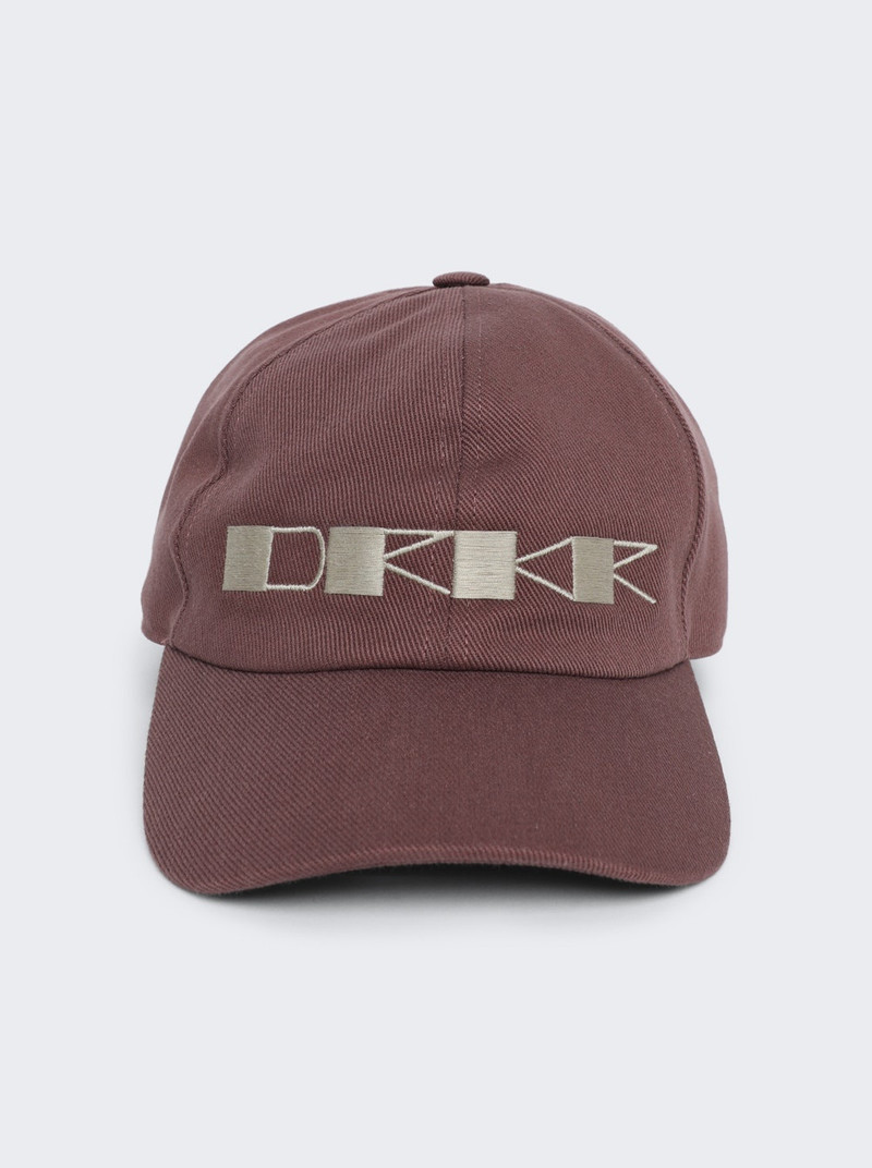 Denim Baseball Cap Mauve And Pink 1