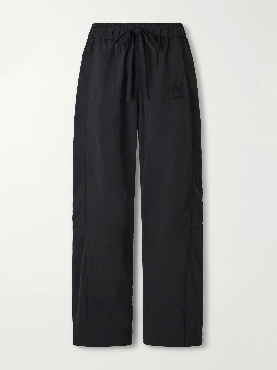 Logo-Appliquéd Straight-Leg Shell Sweatpants - 1