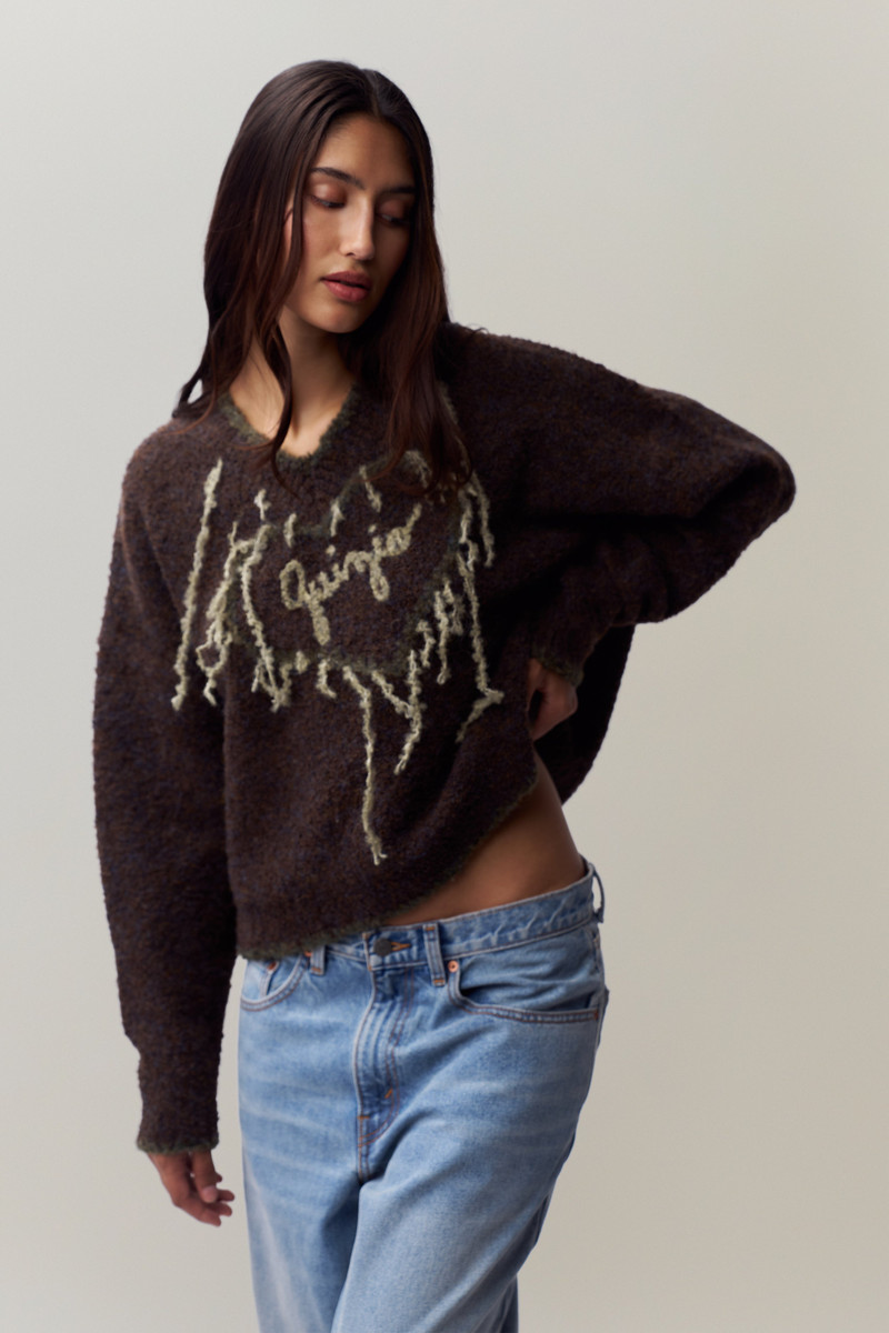 GUIZIO GUIZIO HEART SWEATER outlook