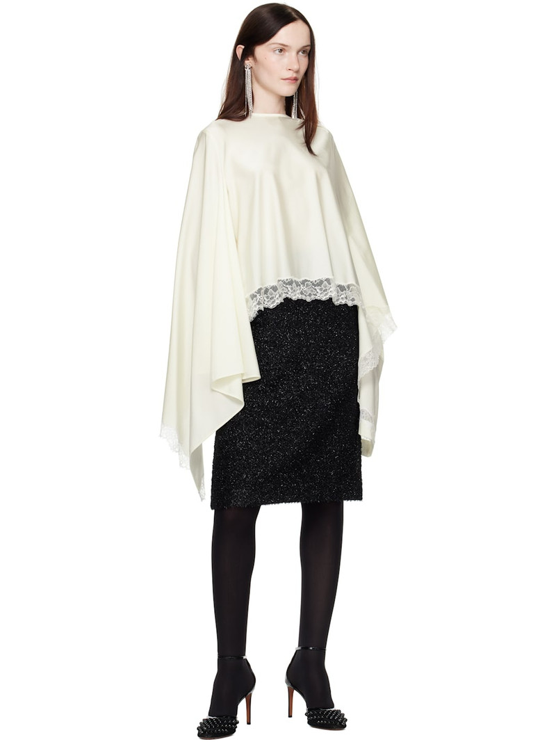 MARIE ADAM-LEENAERDT Off-White Underskirt Lingerie Blouse outlook