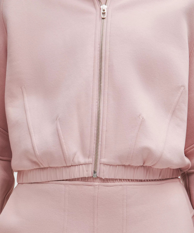 Loungeful Relaxed-Fit Full-Zip Cropped Hoodie 8