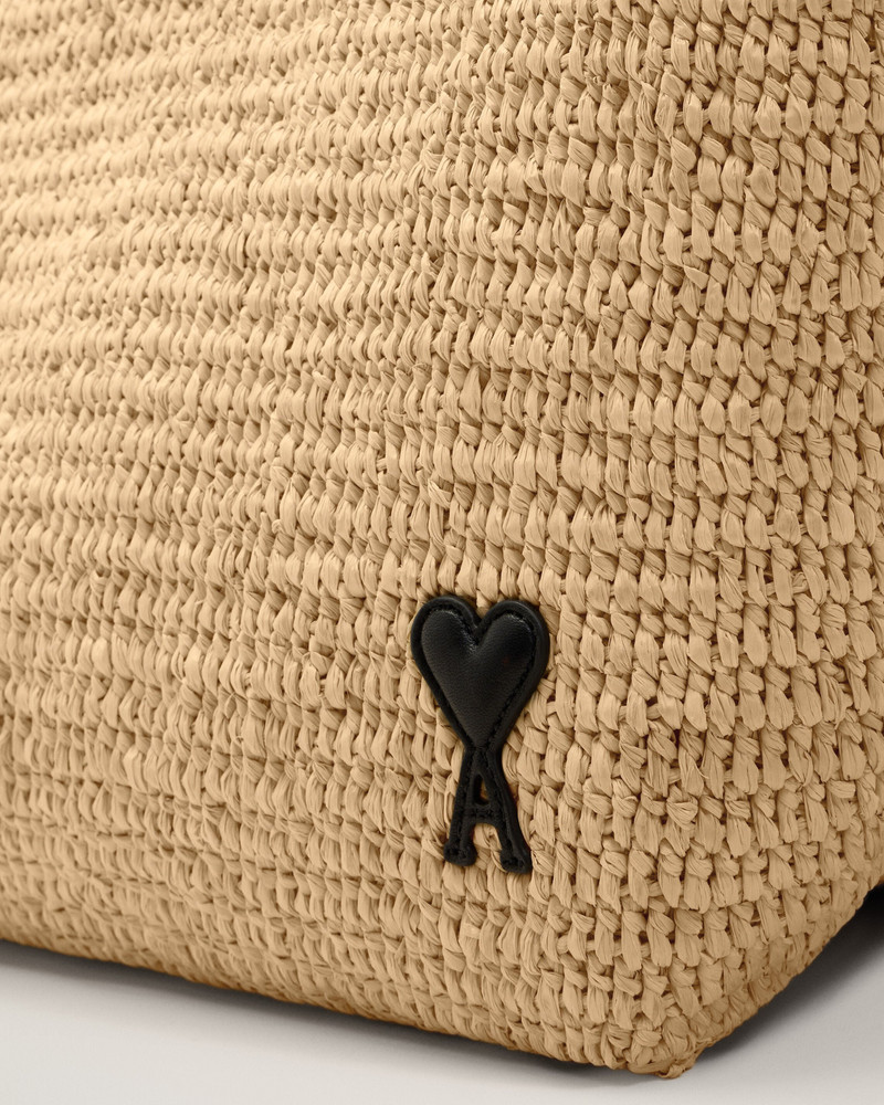 NATURAL RAFIA AMI DE COEUR TOTE BAG 5