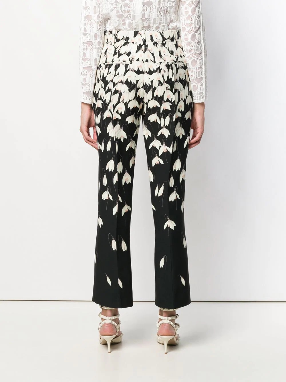 Snowdrop print trousers - 4