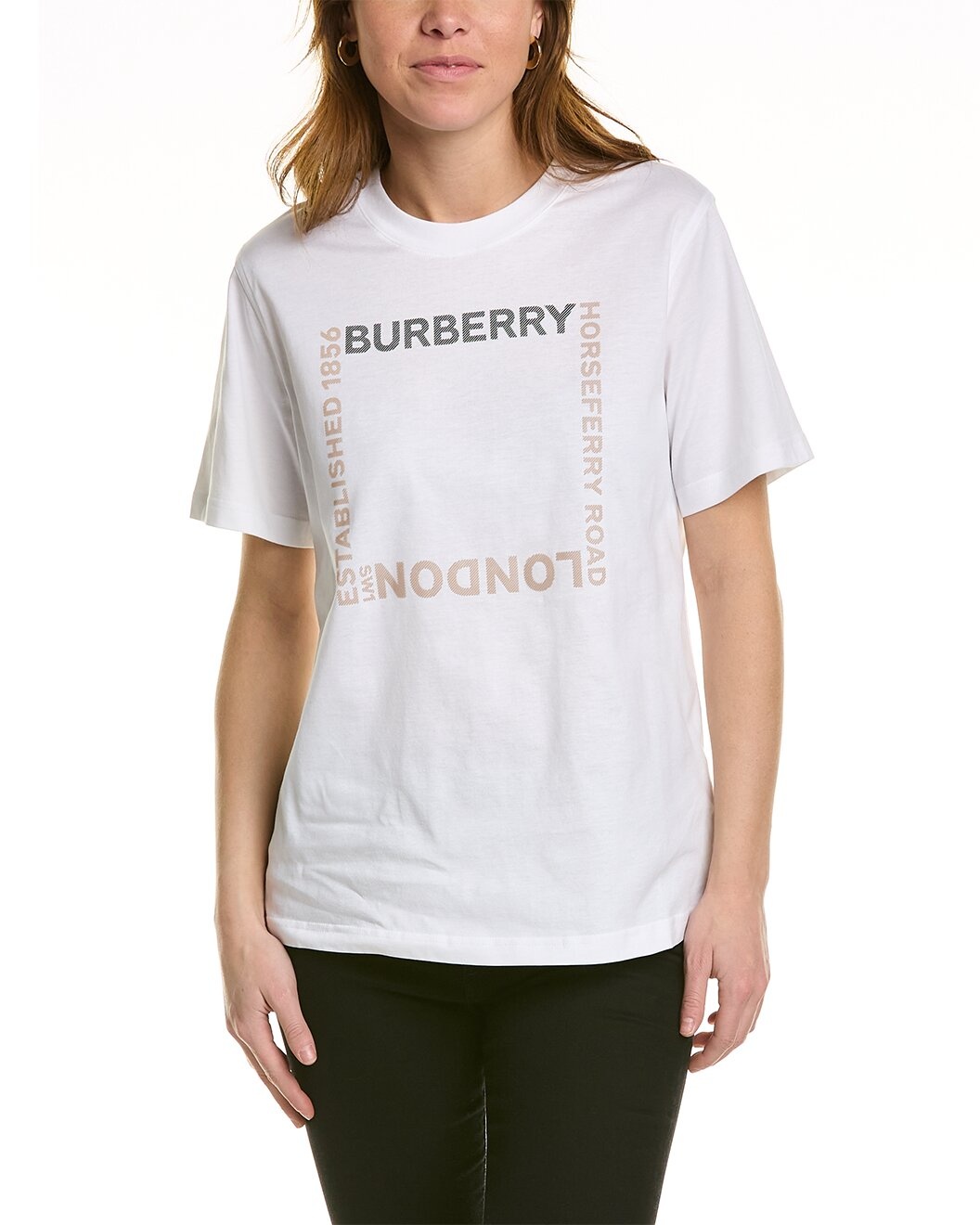 Burberry Square Print T-Shirt - 1
