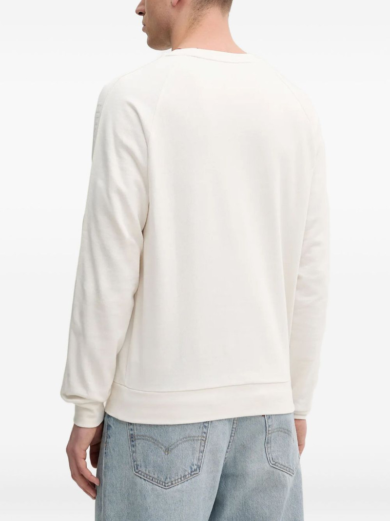 HUGO logo-detail raglan-sleeve sweatshirt outlook