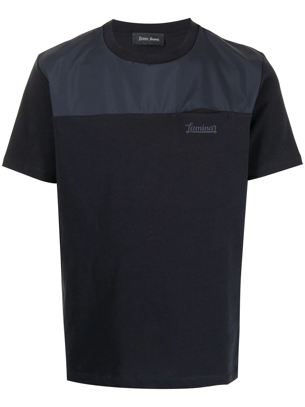 Laminar panelled T-shirt - 1