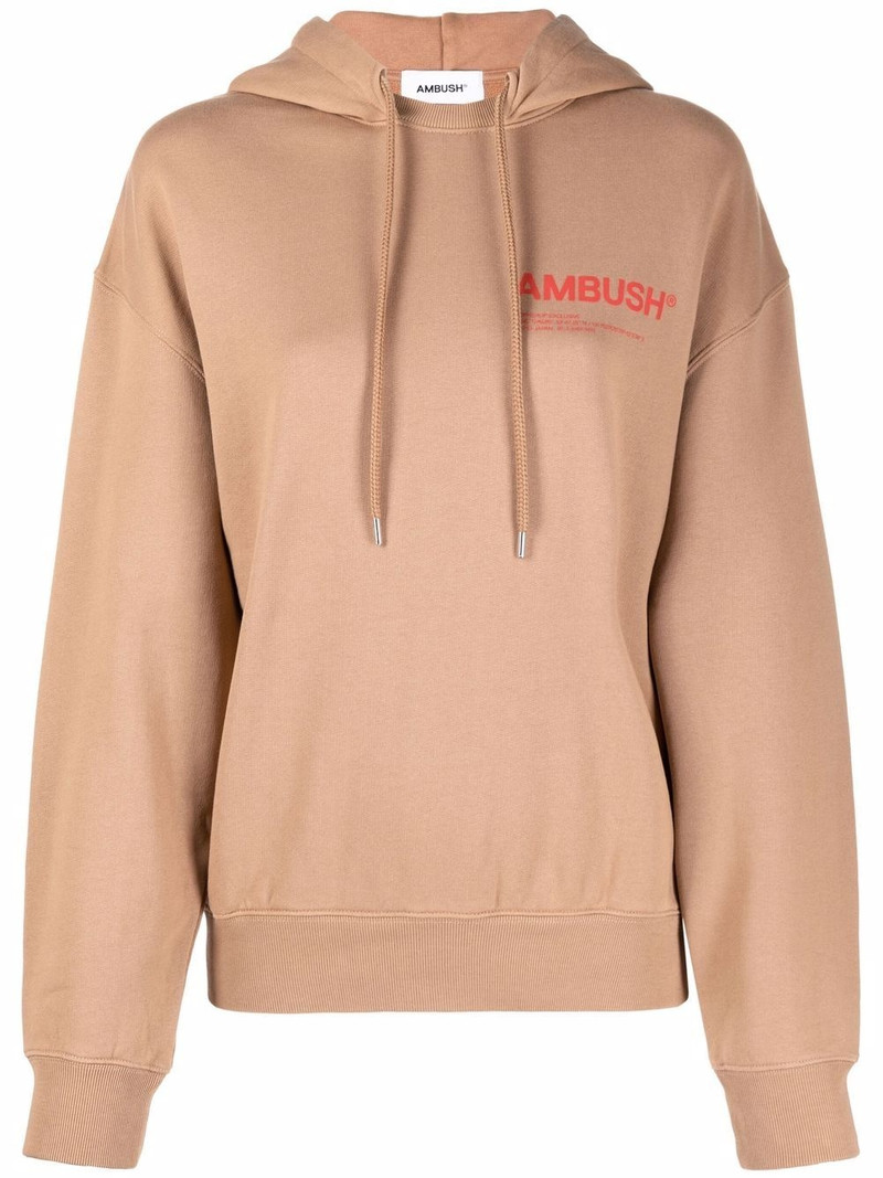 chest logo-print hoodie 1