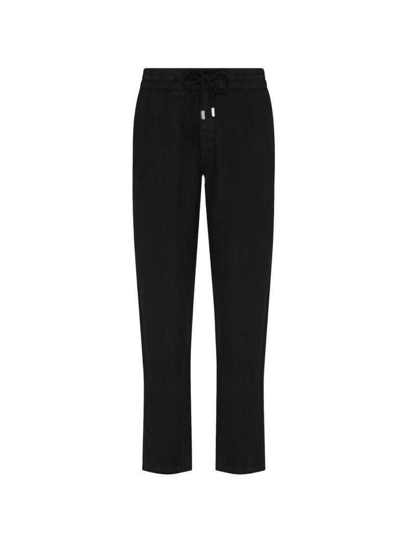 drawstring regular-fit trousers 1