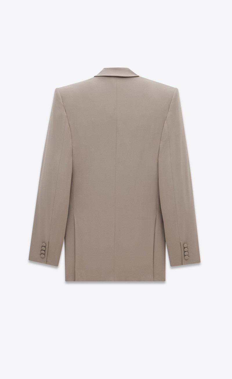 SAINT LAURENT jacket in silk crepe outlook