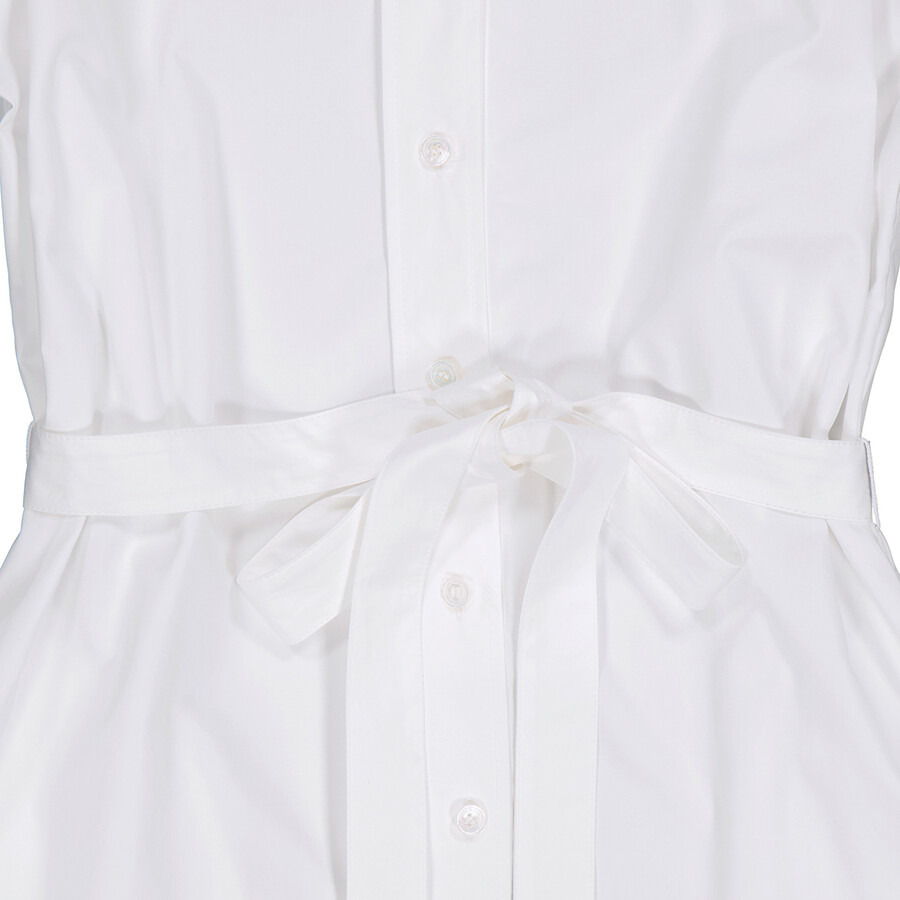 Stella McCartney White Organic Cotton-poplin Anastasia Shirt Dress - 8