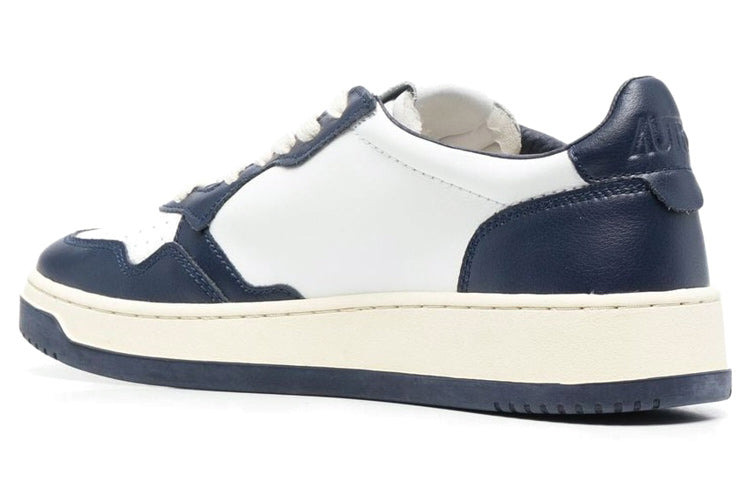 Autry Medalist Leather Low 'White Navy' AULM-WB04 - 3