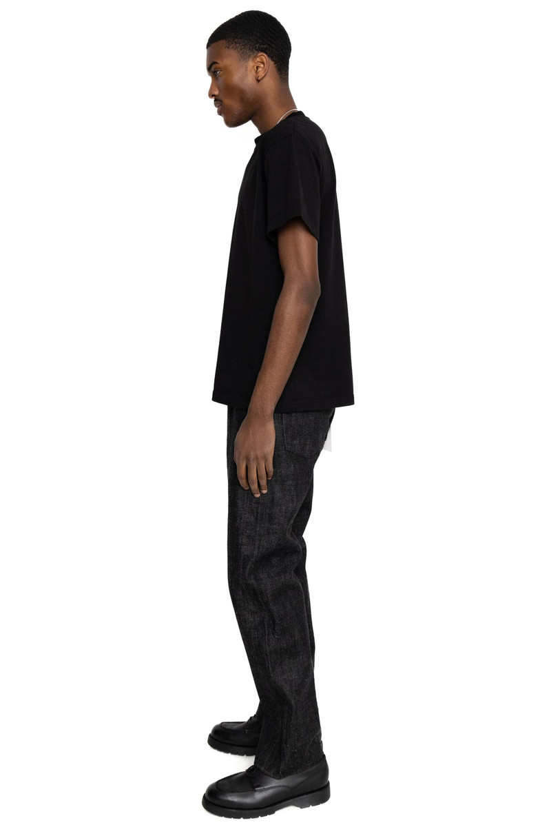 1101BK Straight Black Selvedge Denim 4