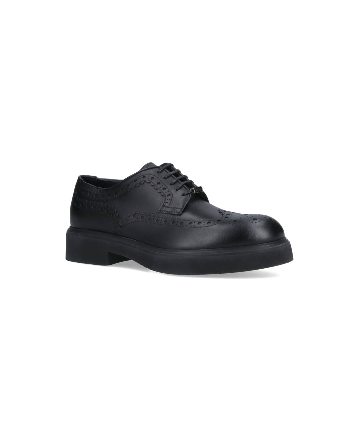 Logo Derby Shoes - 2