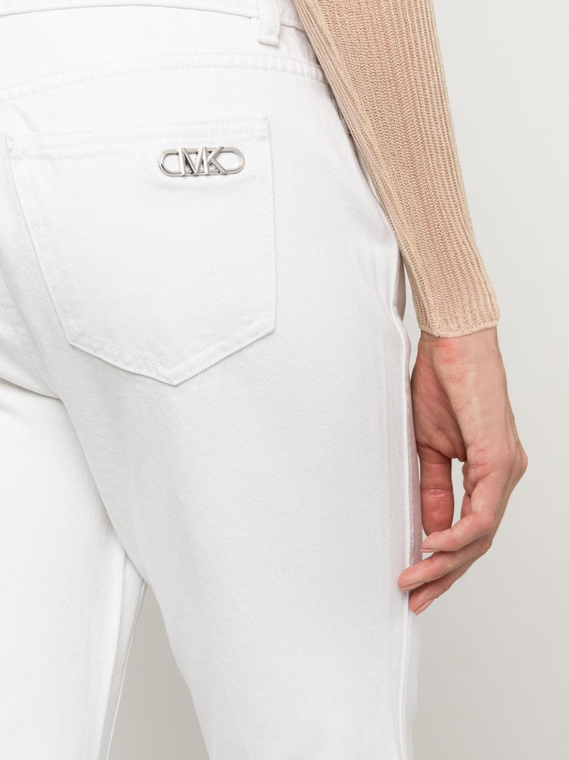 chain-link belt flared trousers 5