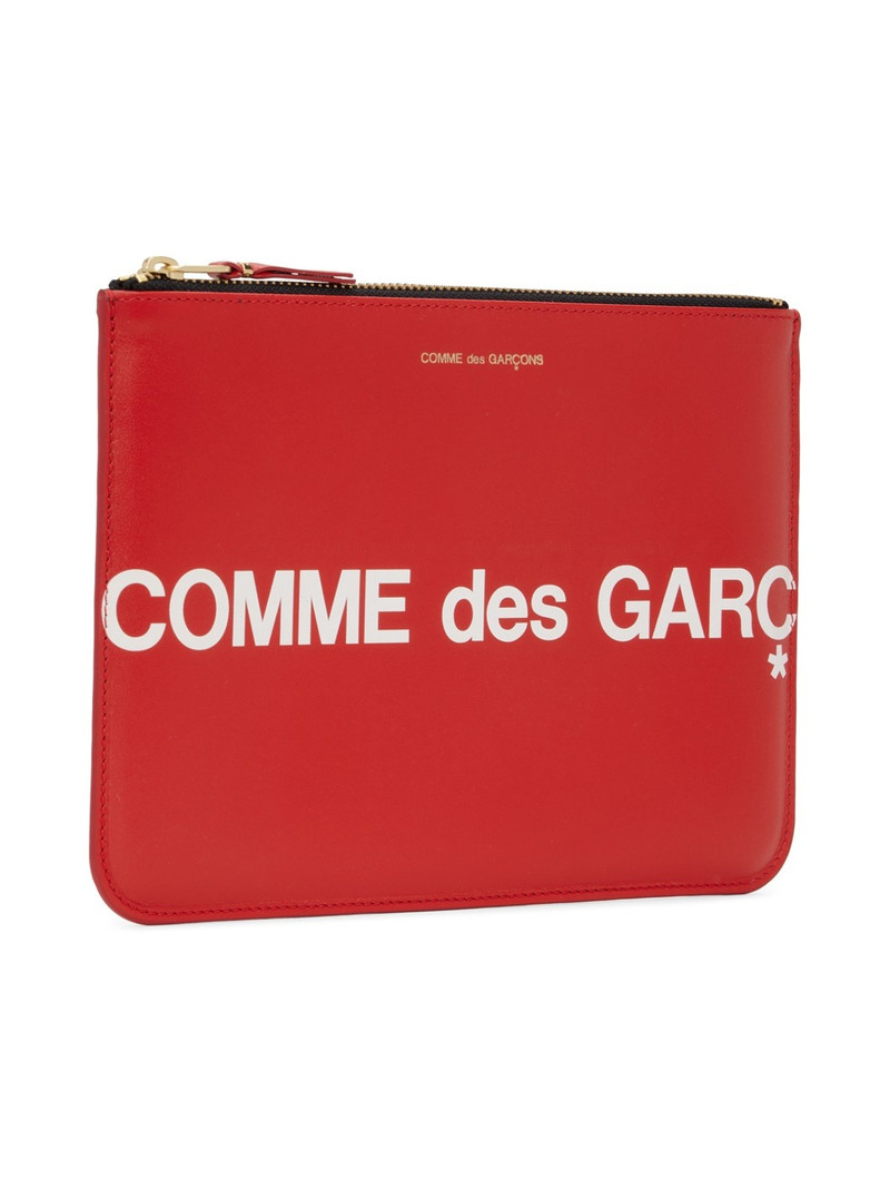 Comme Des Garçons Red Huge Logo Pouch outlook