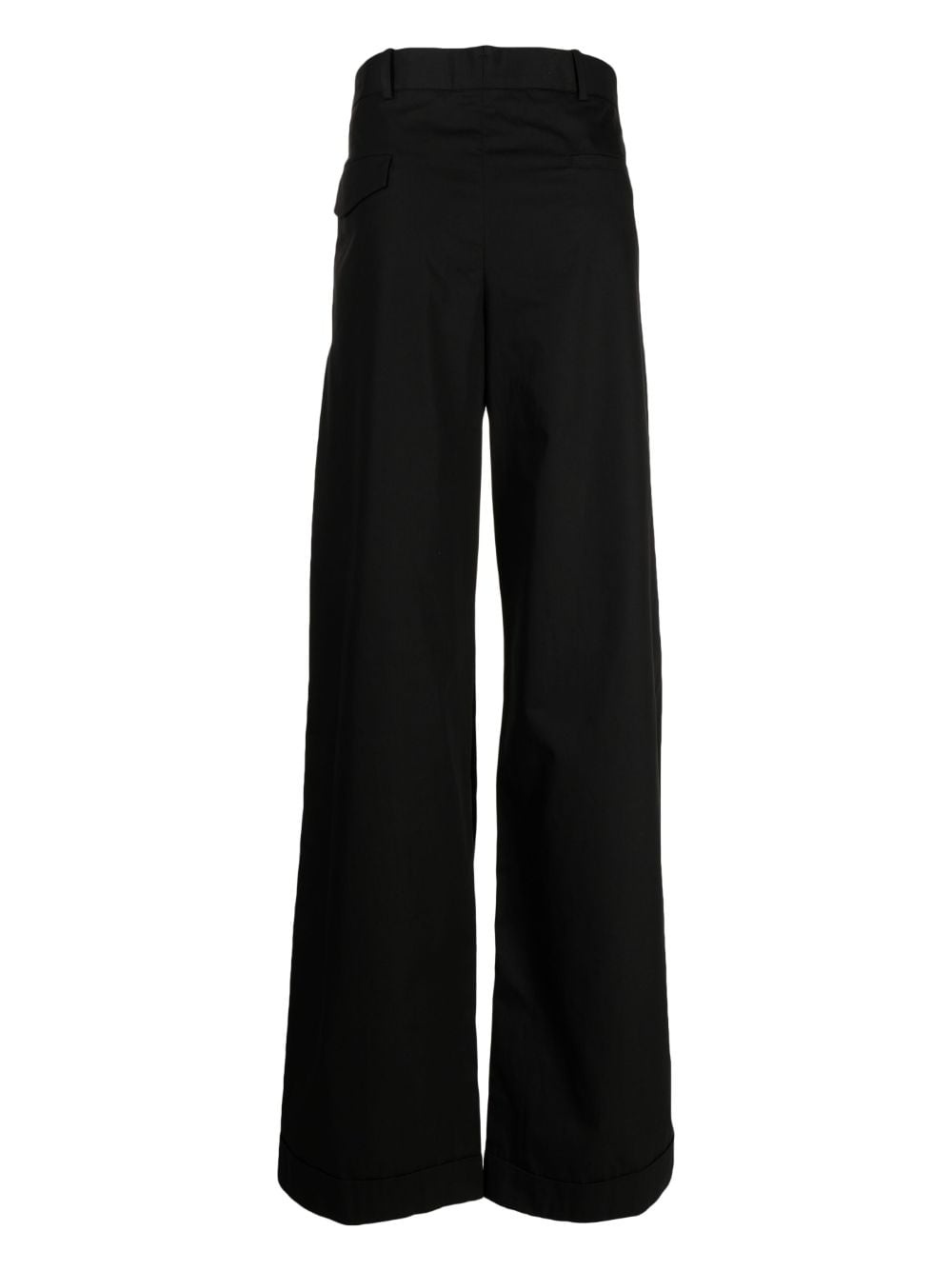 Achille wide-leg cotton trousers - 2