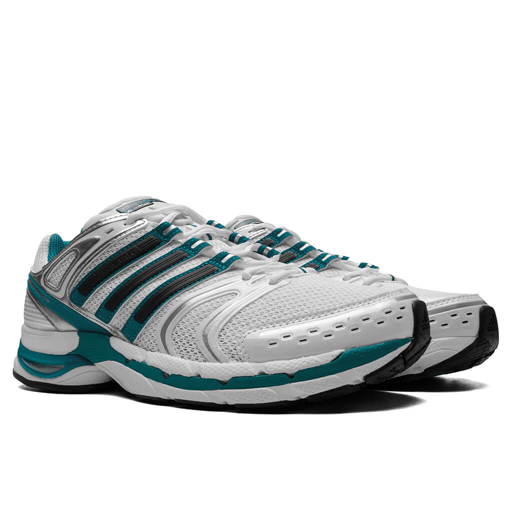 ADIDAS X SPORTY & RICH ADISTAR CONTROL 5 - WHITE/CARBON/PURE TEAL - 2