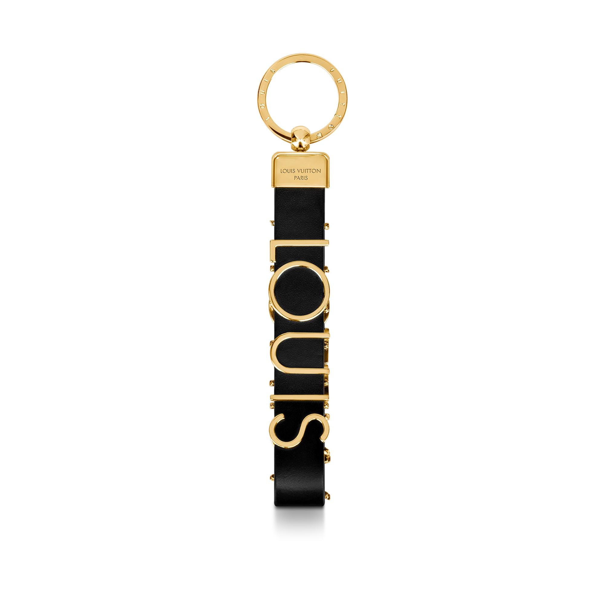 Dragonne Vuitton Lettering Key Holder - 1