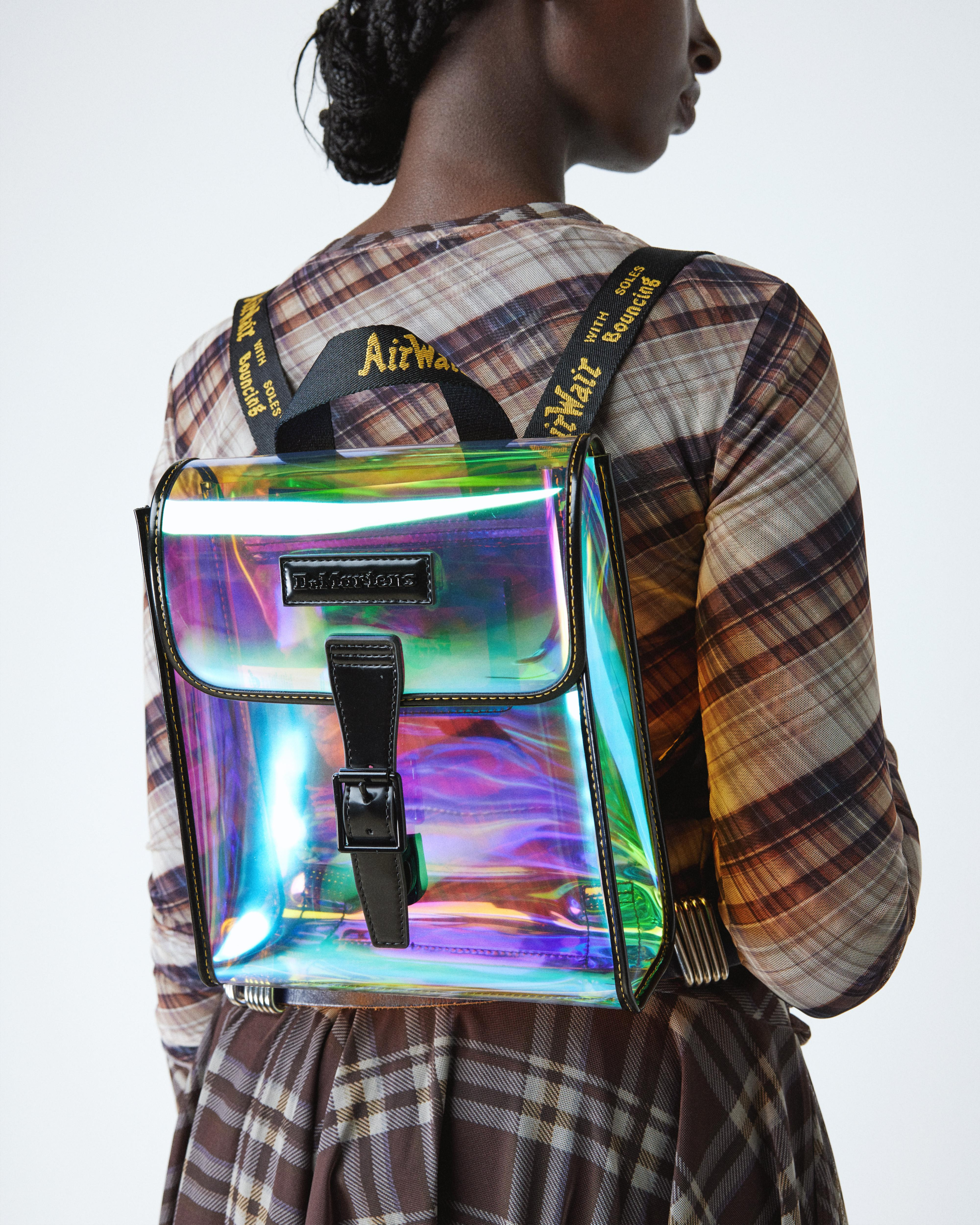 Iridescent Transparent Mini Backpack - 2