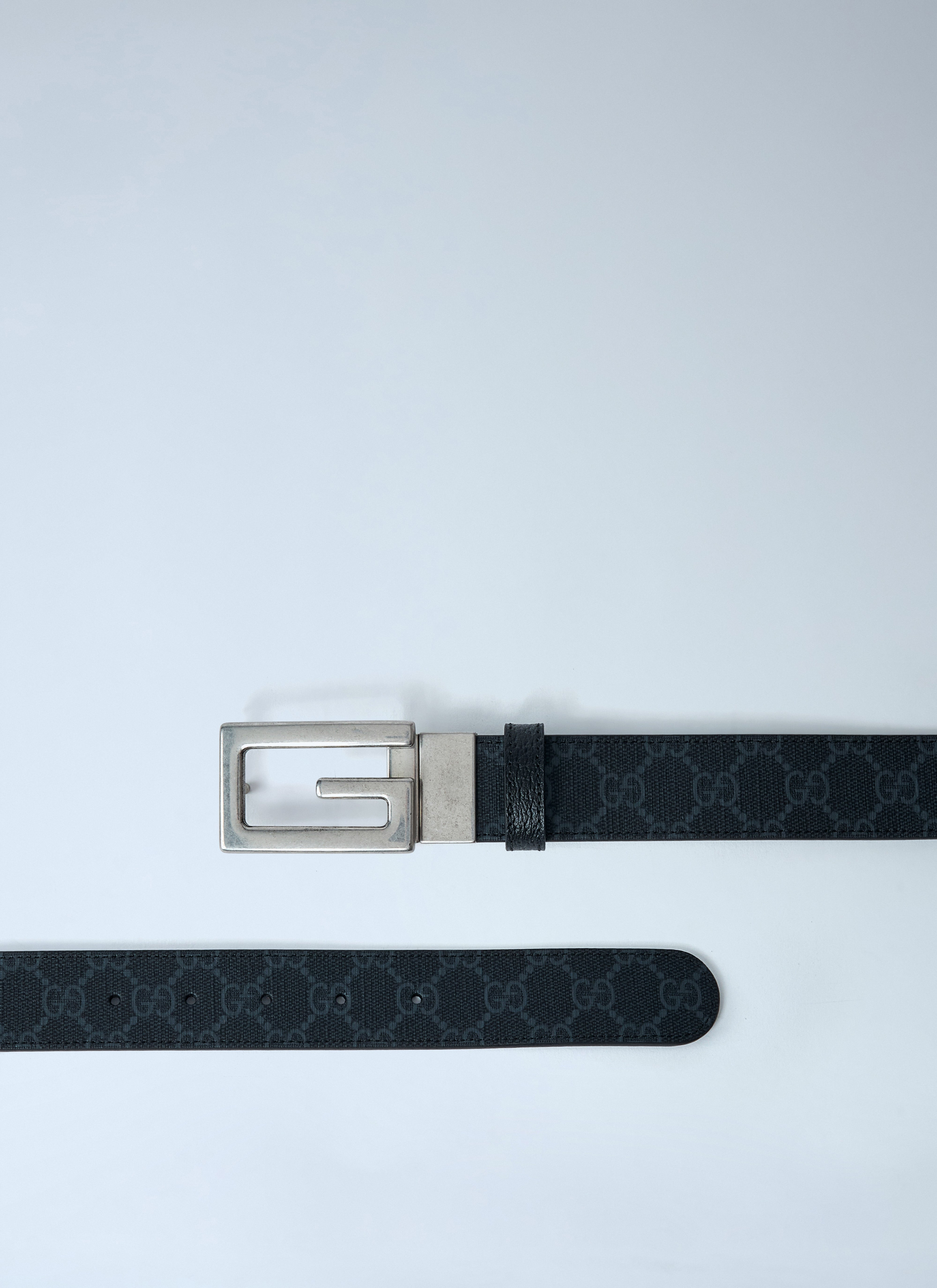 Gucci Men Interlocking G Leather Belt - 4