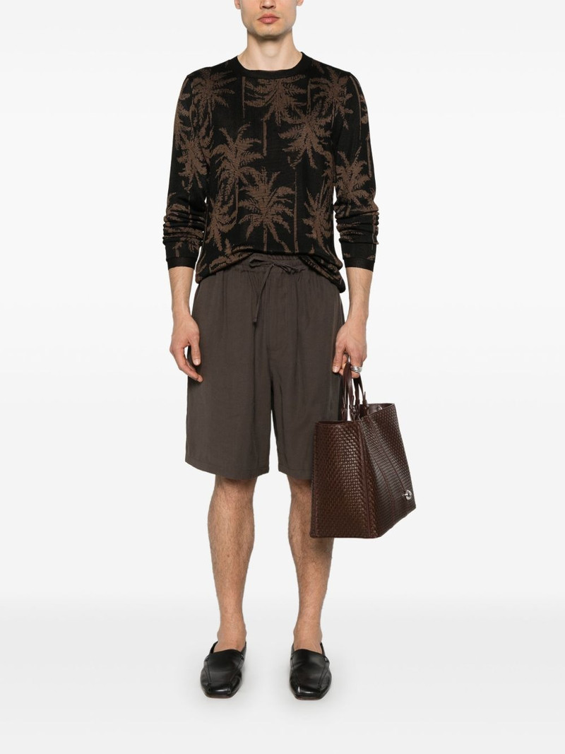 EMPORIO ARMANI peace sign-motif shorts outlook