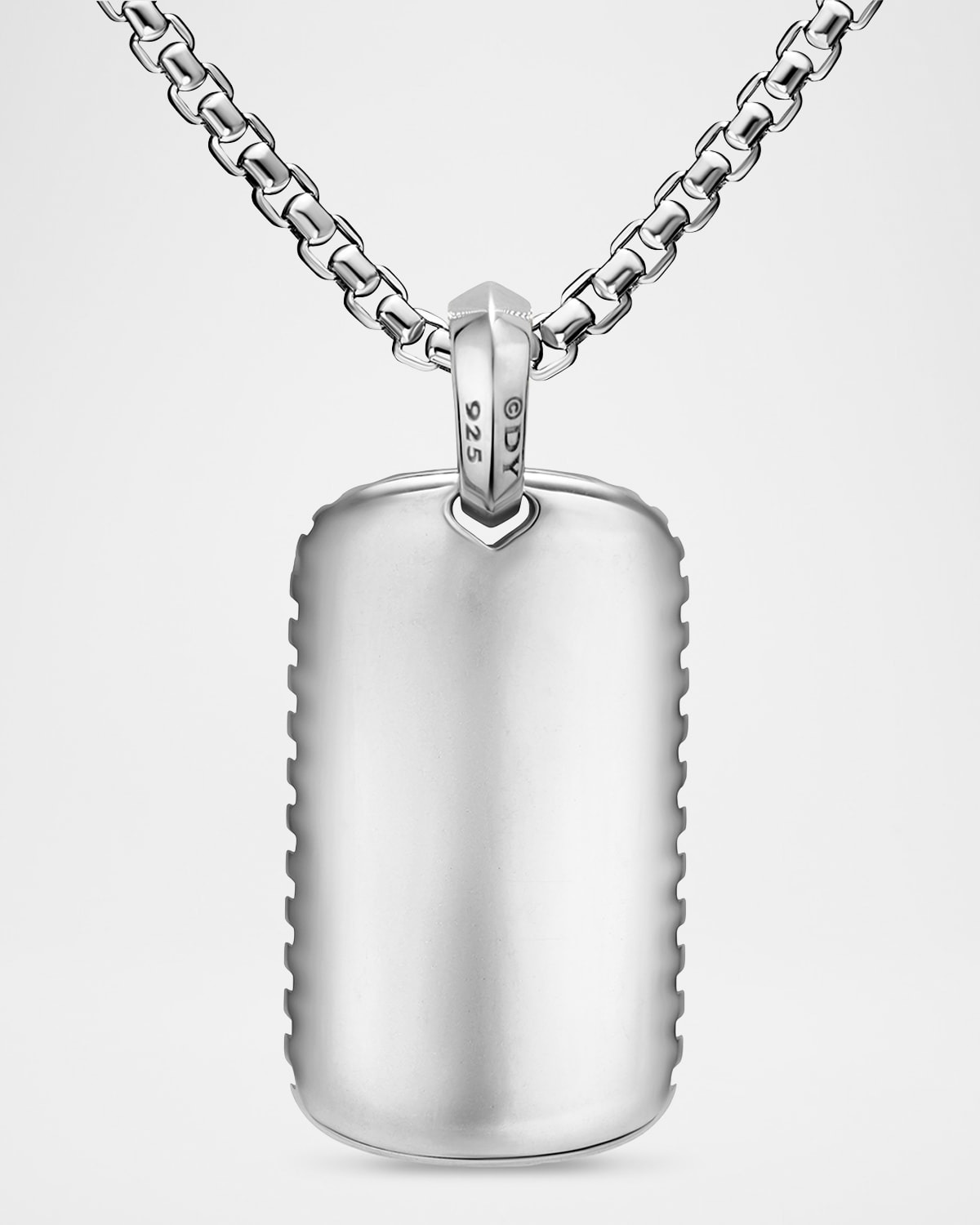 Men's Chevron Tag Enhancer in Silver, 34mm - 6